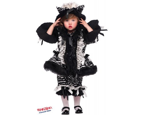 Costume di carnevale ZEBRA NEONATA